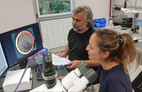 El Dr. Raúl Becchio junto a la Dra. Natalia Sánchez 