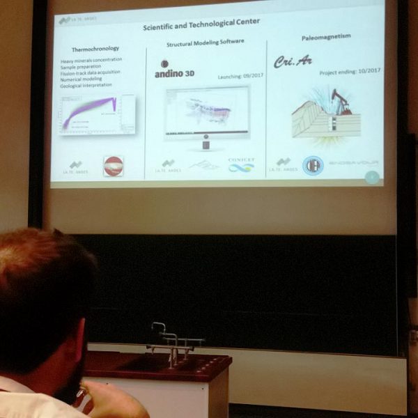 Presentación de LaTe Andes en el 24th Colloquium on Latin American Earth Sciences