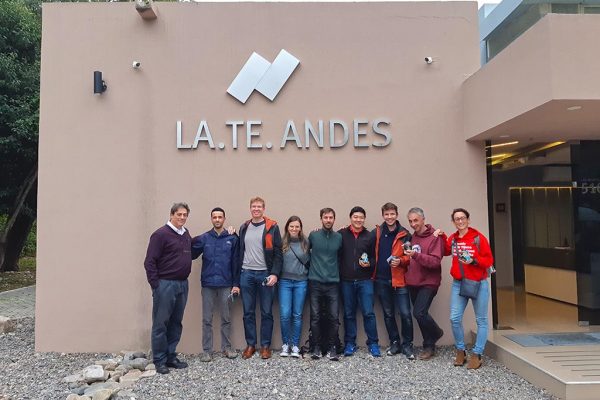 Visita de la empresa Total a LA.TE. ANDES S.A.