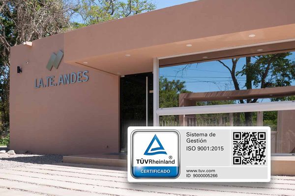 LA.TE. ANDES renueva una vez más la Certificación ISO 9001:2015 - LA.TE. ANDES