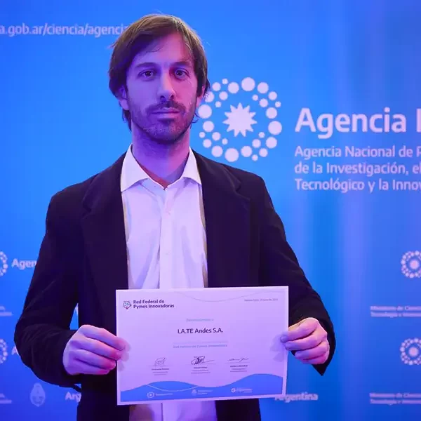 Reconocida en los Premios a Pymes Innovadoras argentinas - La.Te. Andes