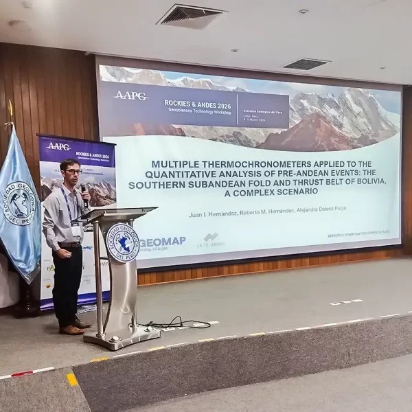 LA.TE. ANDES S.A. at the AAPG Rockies and Andes Geosciences Technology Workshop 2026, Lima, Peru - La.Te. Andes