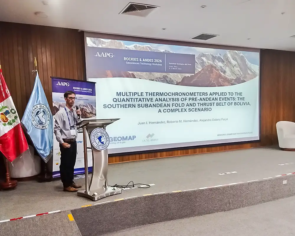 LA.TE. ANDES S.A en el AAPG Rockies and Andes Geosciences Technology Workshop 2026, Lima, Peru - La.Te. Andes